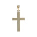 Yellow Gold Cross Pendant - 14k Faith