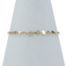 Yellow Gold Polka Dot Disc Link Bracelet 7 1/2" - 14k