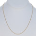 Yellow Gold Cable Chain Necklace 18" - 18k Italy