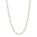 Yellow Gold Paperclip Chain Necklace 18" - 18k Germany