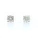 White Gold Diamond Stud Earrings - 14k Round Brilliant 1.56ctw