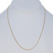 Yellow Gold Curb Chain Necklace 17 3/4" - 18k