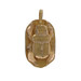 Yellow Gold Beetle Pendant - 18k Insect