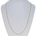 Yellow Gold Diamond Cut Rope Chain Necklace 32" - 14k