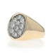 Yellow Gold Diamond Men's Ring - 14k Round Brilliant 1.00ctw