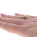 Yellow Gold Resin Eternity Band - 14k Ring SZ 6 3/4