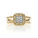Roberto Coin Pois Mois Diamond Ring - Yellow Gold 18k Round Brilliant Cluster