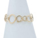 Yellow Gold Circle Link Bracelet 7 3/4" - 14k