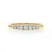 Yellow Gold Diamond Wedding Band - 18k Round Brilliant .26ctw Ring