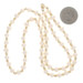 Yellow Gold Pearl Beaded Necklace 17 3/4" - 14k