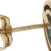 Yellow Gold Blue Zircon Stud Earrings - 14k Oval 3.60ctw Pierced