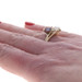 Maui Divers Pearl Diamond Ring - Yellow Gold 14k Two-Stone Bypass