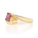 Yellow Gold Spinel Solitaire Bypass Ring - 14k Trillion .92ct