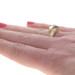 Yellow Gold Spinel Solitaire Bypass Ring - 14k Trillion .92ct