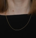 Yellow Gold Cable Chain Necklace - 14k Adjustable 18-20"