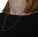 Yellow Gold Cable Chain Necklace - 14k Adjustable 18-20"