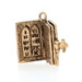 Yellow Gold Holy Bible Charm - 14k Faith Opens