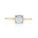 Jabel Diamond Vintage Solitaire Engagement Ring - Yellow Gold 14k Round .35ct