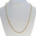 Yellow Gold Diamond Cut Rope Chain Necklace 22" - 10k