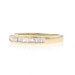 Yellow Gold Diamond Wedding Band - 14k Baguette .15ctw