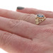 Yellow Gold Blue Topaz Cocktail Solitaire Ring - 10k Oval 1.40ct