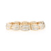 Yellow Gold Diamond Link Bracelet 7" - 14k Baguette 8.00ctw