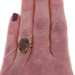 Yellow Gold Smoky Quartz Cocktail Solitaire Ring - 14k Oval 7.80ct