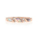 Kabana Diamond Mother of Pearl Band - Rose Gold 14k Round Ring SZ 6 3/4