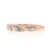 Kabana Diamond Mother of Pearl Band - Rose Gold 14k Round Ring SZ 6 3/4