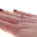 White Gold Sapphire Solitaire Ring - 14k Oval .70ct Engagement