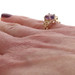 Yellow Gold Amethyst Solitaire Ring - 14k Oval 1.25ct