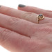 Yellow Gold Sapphire Diamond Bypass Ring - 14k Round .32ctw