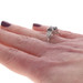 White Gold Spinel Diamond Ring - 10k Oval 2.75ctw