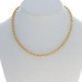 Yellow Gold Beaded Necklace 17" - 14k