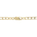 Yellow Gold Diamond Cut Curb Chain Necklace 17 1/2" - 18k