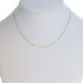Yellow Gold Serpentine Chain Necklace 15 1/4" - 14k