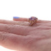 Le Vian Amethyst Sapphire Halo Ring - Rose Gold 14k Sq Cushion 2.60ctw Floral