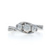 White Gold Diamond Bypass Engagement Ring 10k Round Brilliant .33ctw Three-Stone