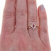 Yellow Gold Ruby Diamond Bypass Ring - 14k Marquise & Round 2.54ctw