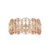 Rose Gold Diamond Cocktail Band Band 10k Round Brilliant .25ctw Ring