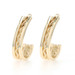 Yellow Gold J-Hook Earring Enhancers 14k Stud Jackets