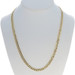 Yellow Gold Curb Chain Unisex Necklace 22" 10k