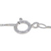 White Gold Cable Chain Necklace 14k Adjustable Length