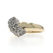 Yellow Gold Diamond Cluster Cocktail Ring - 10k Round Brilliant .50ctw