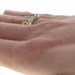 Yellow Gold Diamond Horseshoe Ring - 10k Round .28ctw Equestrian Good Luck