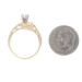 Yellow Gold Diamond Ring - 14k Round Brilliant .25ctw