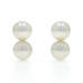Yellow Gold Pearl Drop Earrings - 10k Pierced