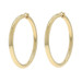Yellow Gold Hoop Earrings 14k Pierced Round