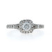 Celebration Cushion Halo Diamond Engagement Ring White Gold 14k Infinite 1.00ctw