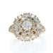 Van Cleef & Arpels Diamond Cluster Cocktail Ring YellowGold 18k European 2.68ctw